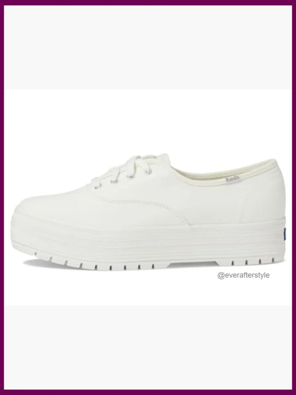 Lace-Up Fashion Sneaker with 1in Platform, Breathable Cushioned